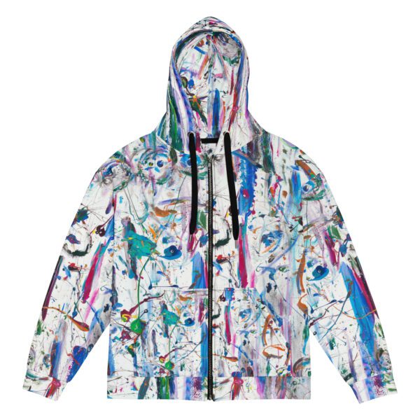 War Over Color Zip Hoodie