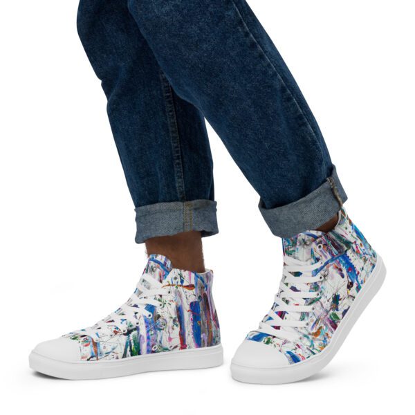 War Over Color Men’s High Top - Image 3